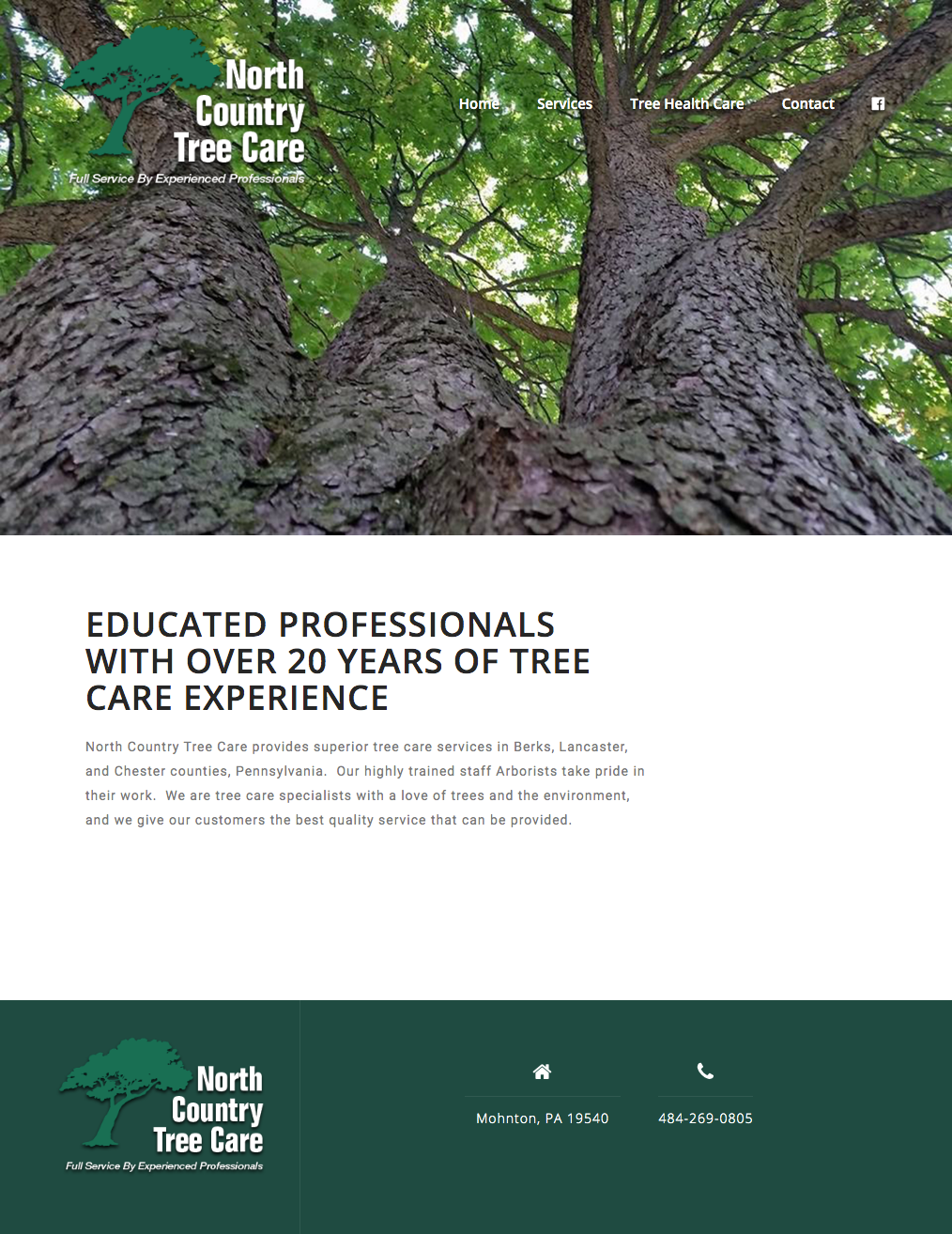 North Country Tree Care - TLS Mobile Friendly Website