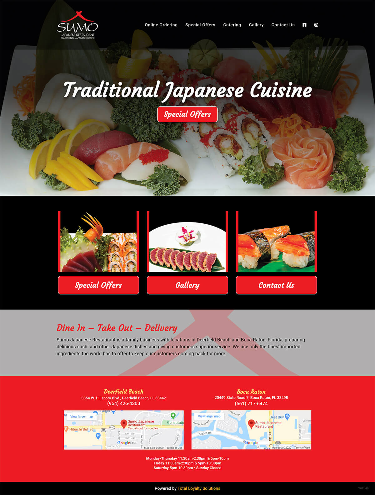 Sumo Sushi Spot - TLS Mobile Friendly Website
