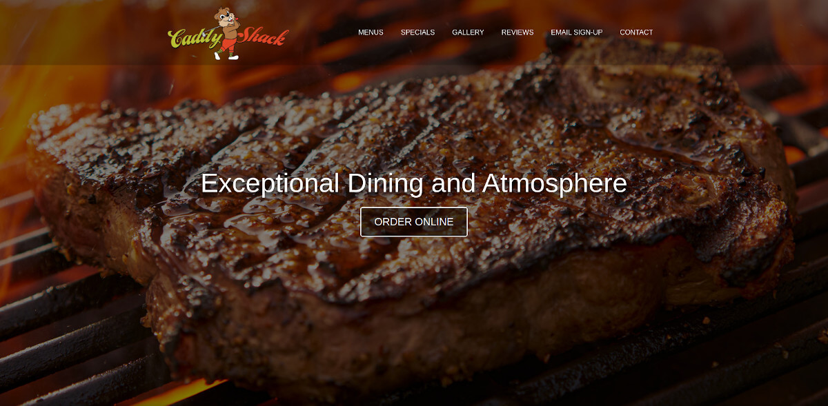 Caddy Shack Restaurant - TLS Mobile Friendly Website