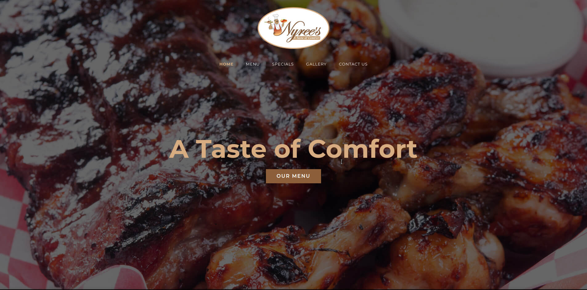 Nyree's Restaurant - TLS Mobile Friendly Website