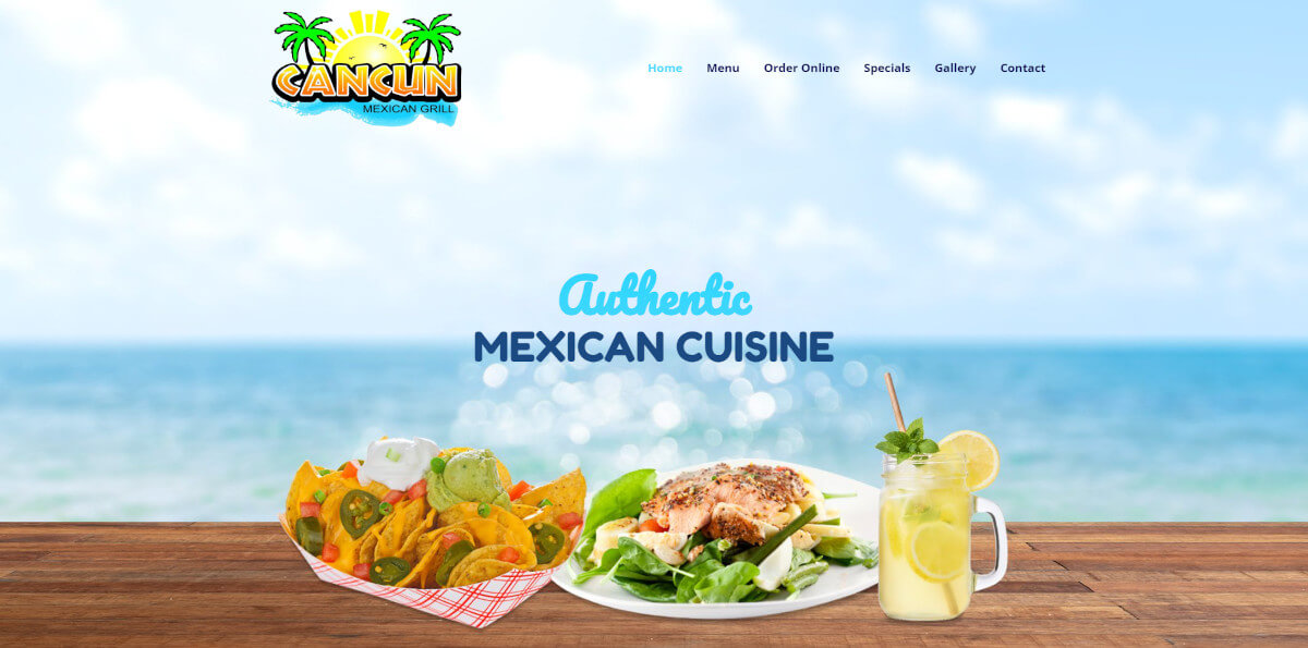 Cancun Mexican Grill - TLS Mobile Friendly Website