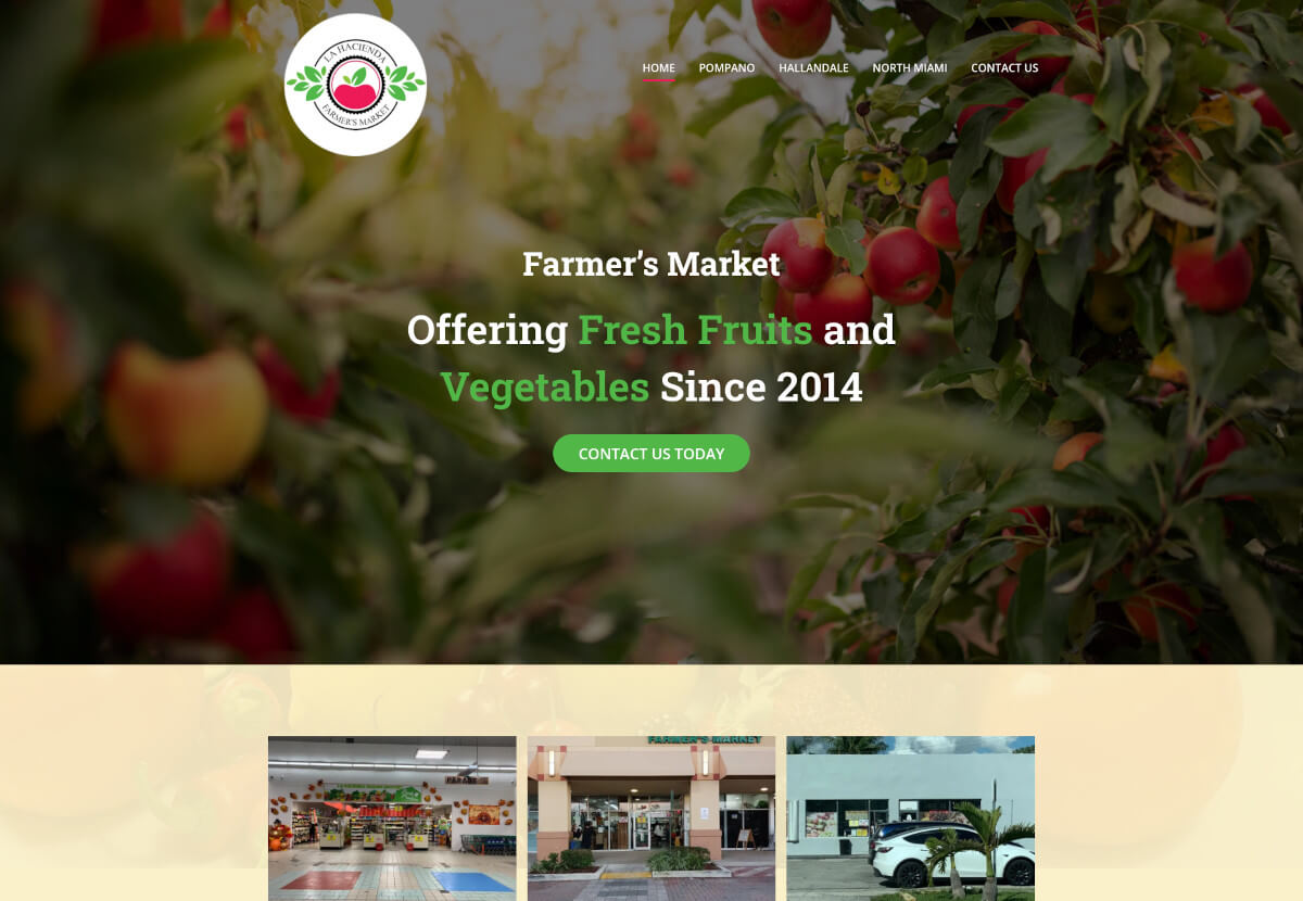 Fruteria La Hacienda Farmers Market - TLS Mobile Friendly Website